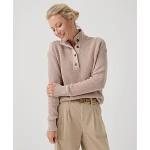 Women's Luxe Knit Henley Sweater