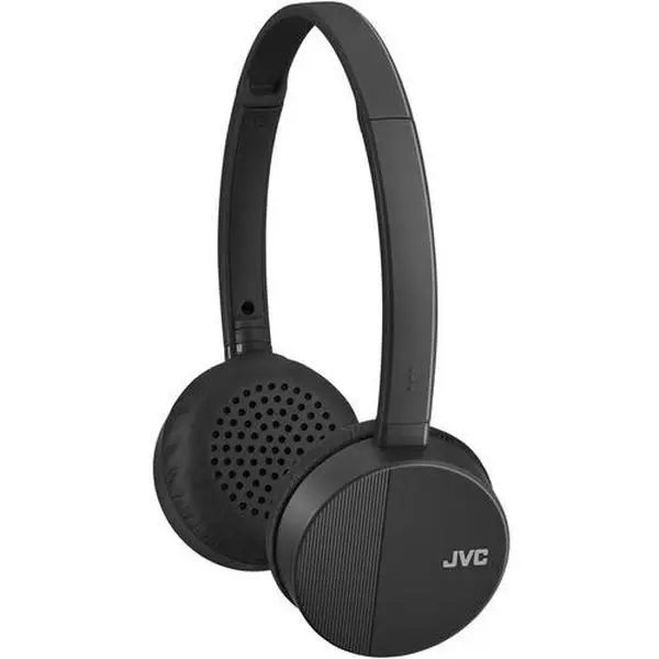 JVC HAS23WB Flats Bluetooth Headphones Fold Flat Design - Mic & Remote (Black)  [HEADPHONES] Black, On-Ear , Bluetooth