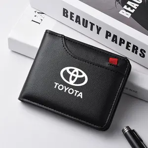 Car Driver License Driving Credit Card Documents Wallet Holder For Toyota Corolla Yaris Aygo Prius RAV4 CHR Camry Auris Avensis