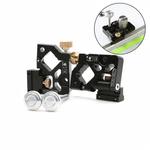 HONGDUI Hooked On Wood 2pcs Folding Guide Rail Clamp HD30-GD7N Bench Dog Flip Clamps Fit for 20mm Bench Dogs Folding Rail Clip For MFT System