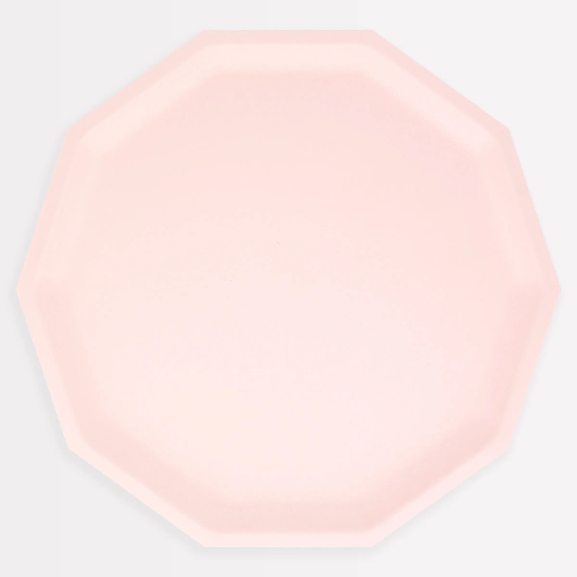 Pink Decagon Compostable Dinner Plates (x 8)