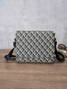 Luxury Business Style Diagonal Shoulder Crossbody Bag, Stylish Crossbody Bags, Fits Tablet & Phone, Metal Buckle Strap, All-Season Commuter Travel Essential, Versatile Shoulder Bags