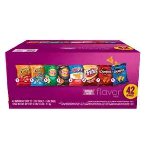 Frito-Lay Flavor Mix Variety Pack Snack Chips, 42 Count Multipack Frito-Lay Flavor Mix Variety Pack Snack Chips, 42 Count Multipack