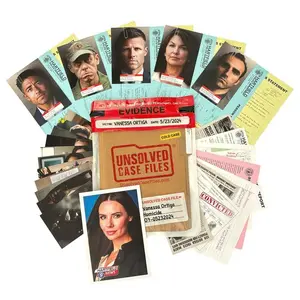 Vanessa Ortiz Case Detective Game Mystery Archive, Cold Case Detective Suspense Game, Suitable for 14+ Players, Party Cards Game, Halloween, Christmas