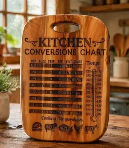Kitchen Conversion chart cutting board