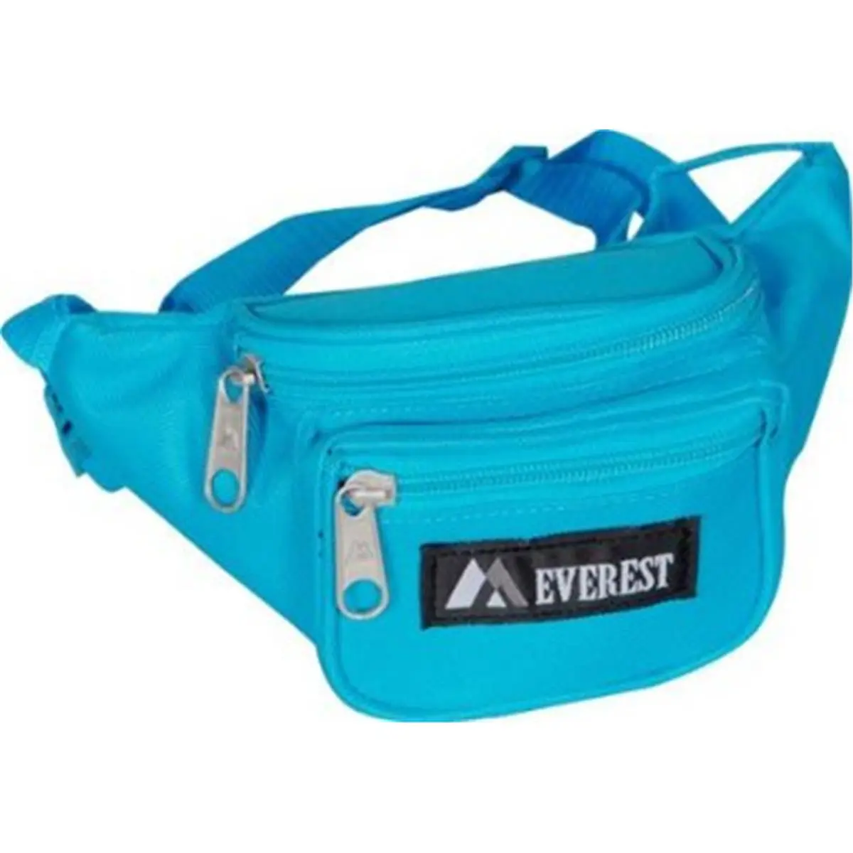 212 MAIN Everest Signature Junior Men's Waist Pack (Fanny Pack/Belt Bag) - Turquoise, Compact Shape, Convenient Carry, Snap Buckle, Zip Pockets