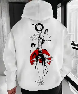 Unisex Itachi Kunai Hoodie, Anime Ninja Graphic Hoodie, Uchiha Clan Apparel, Manga Streetwear, Fan Gift Idea