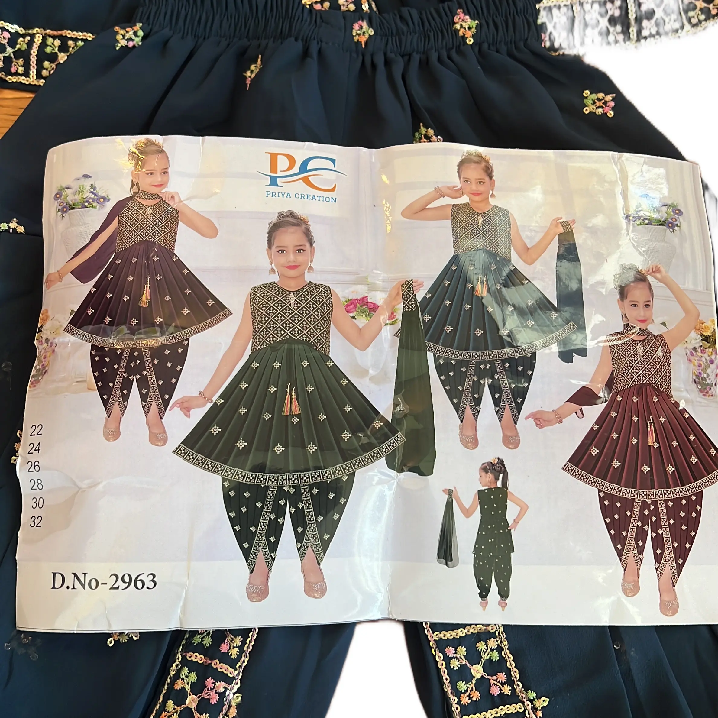 Kurta set with Dhoti Pant Style
