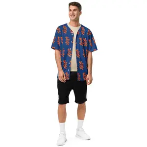 KING OF NEW YORK — Baseball Jersey Royal Blue & Orange