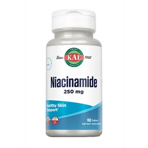 KAL Niacinamide 250 mg Dietary Supplement for Healthy Skin Support - 100 Tablets Springtok Healthcare Vitamin Edible