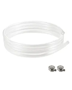 【fathersdaygift】VEVOR Clear Vinyl Tubing,1/2" ID x 5/8" OD10FT Plastic PVC TubingFlexible and Cuttable Clear Hose1/16 in Wall ThicknessHigh-strength PVC Material for Aquarium Irrigation Swimming Pool Lab