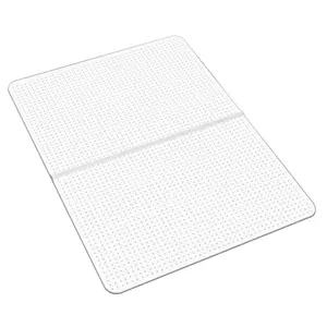 【fathersdaygift】VEVOR Chair Mat, 36 x 48-inch Office Chair Mat for Carpeted Floors, Plastic Floor Protector Rug with Studded, Non-Slip & Easy to Clean, Smooth Glide Under Desk Rug for Home Office (Rectangular)