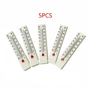 5 Pcs Outdoor Thermometer Set, Indoor & Paper Card Thermometers, Includes Box, Essential Temperature Measurement Tools, Thermometer For House
