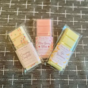 Wax Melt Bars | Strong Scented Wax Melts | Cake Batter, Strawberry Milk, Banana | Long Lasting Fragrance.  Candle