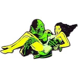 Creature From The Black Lagoon Damsel Glow In The Dark Enamel Pin