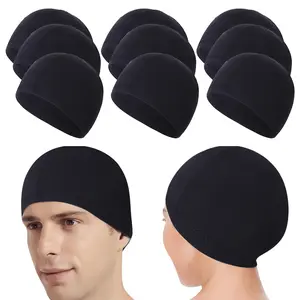 9pcs Windproof Cycling Caps - Breathable Elastic Knitted Polyester Outdoor Headwear, Sweat-Absorbing Bicycle Helmet Liner, Sports Outdoor Hats for Running,summerwins