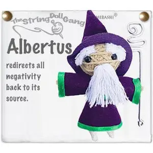 Albertus the Wizard String Doll Keychain