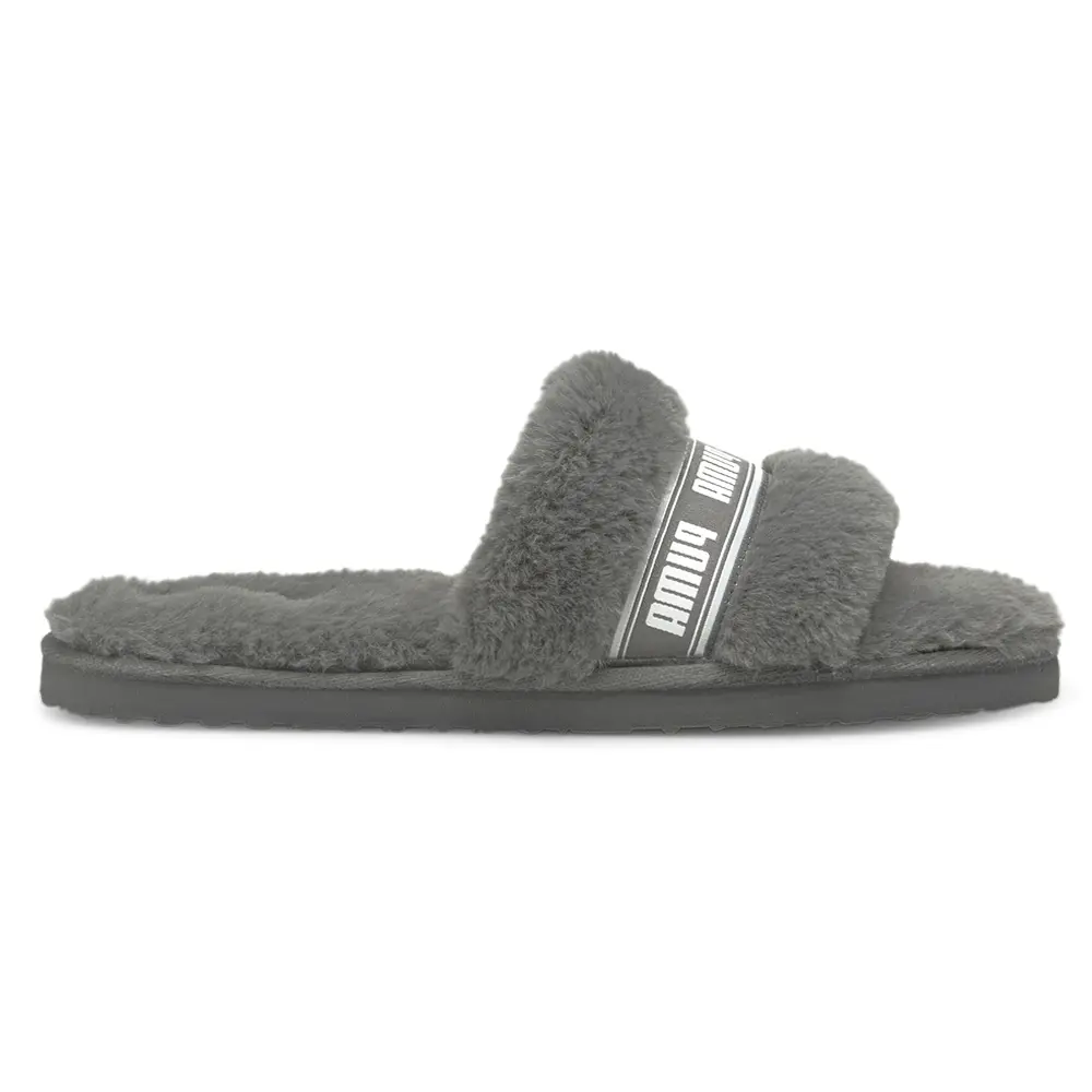 PUMA Womens Fluff Remix Metallic Bx Slide Casual Sandals Casual - Grey