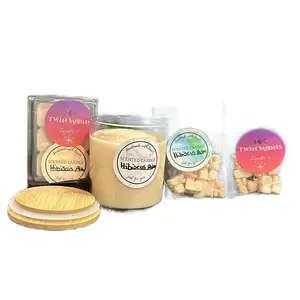 Hibiscus Palm Candles