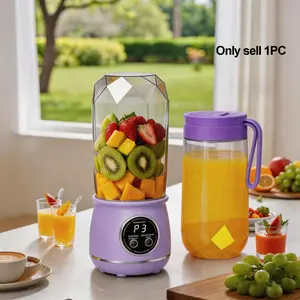 Wireless Portable USB Charger Juicer, High Power, Ideal for Outdoor, Fitness, Office, Students, DIY Juice Maker, Easy to Carry
