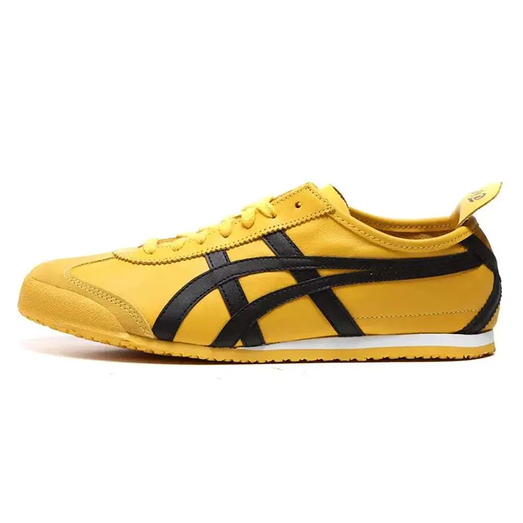 Onitsuka Tiger MEXICO 66 Retro Casual Trainers - Men's & Women's Slip-On Low-Top Shoes with Slip-Resistant Design, 80% Foam, House White Official Maison Mihara Trending Footwear