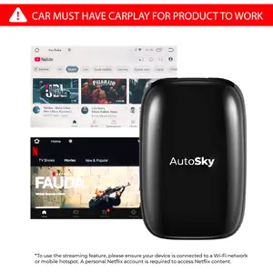 AutoSky Ai Box Lite X - Elevate your vehicle experience! Wired Apple CarPlay and Hot Spot Required! apple carplay