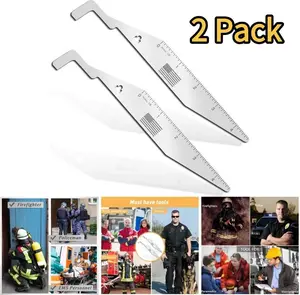Multifunctional Spudger 2-Pack Multi-Purpose Lever Tool for Firefighters & Emergency Personnel Door Seam Clip Fire Prying Tool Ingenious Household Hand Tool Multitool Set Multitool