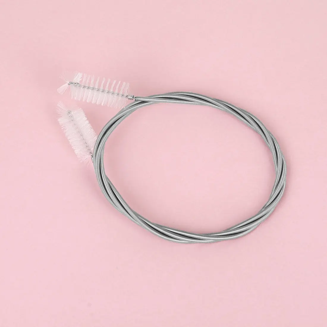 B108 Brass Instrument Cleaning Brush Set, Durable 304 Stainless Steel Wire, Soft Nylon Bristles, Flexible Design, Ideal for Musicians