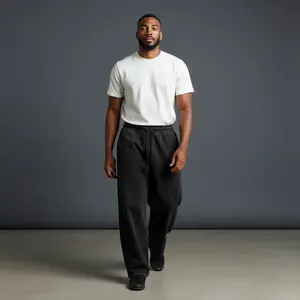OMINA STUDIO — FORM / SILENCE Unisex Vintage Wash Loose Sweatpants