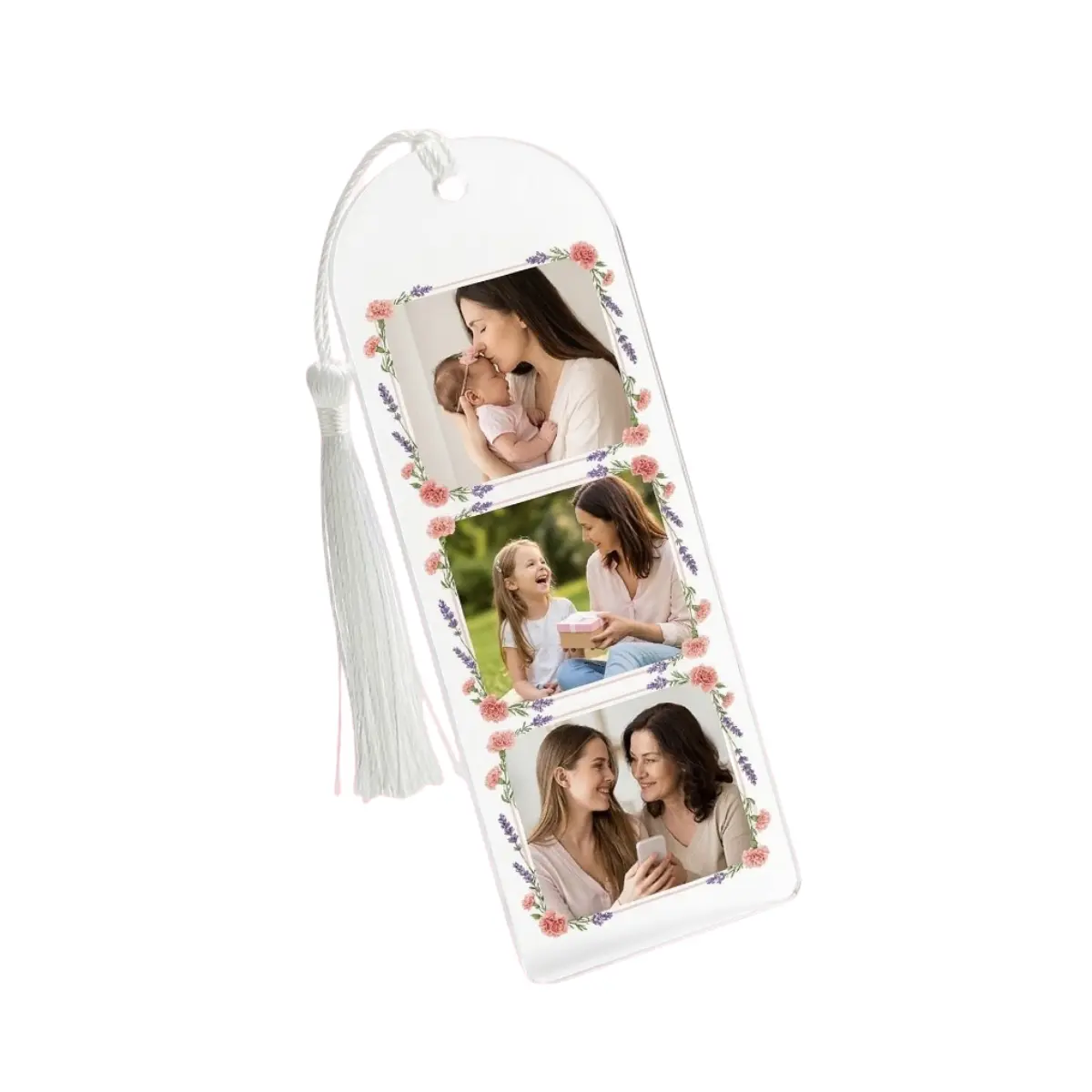 Personalized photo bookmarks: a unique gift for family, friends, book lovers, and readers