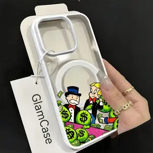 Money Bags Cartoon Phone CaseRich Lifestyle Style for iPhone 17 16 15 14 13 12 11 Plus Pro Max.A17