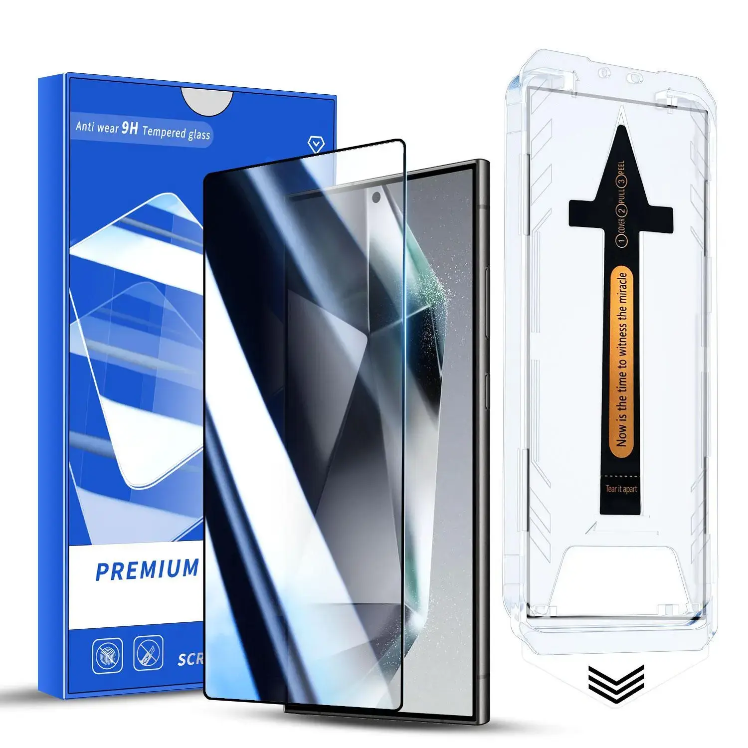 For Samsung Galaxy S26 S25 S24 S23 Ultra,S26 Plus,S26 Screen Protector Privacy Tempered Glass Anti Spy Film, Scratch Resistant Protective Cover, Bubble Free & Case Friendly