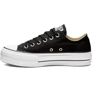 Converse Womens Chuck Taylor All Star Lift Platform Shoes - Black 560250C