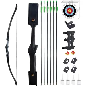 Archery Recurve Bow Set Bow and Arrow Takedown Set Left and Right Target Practice for Teenagers Beginner Youth
