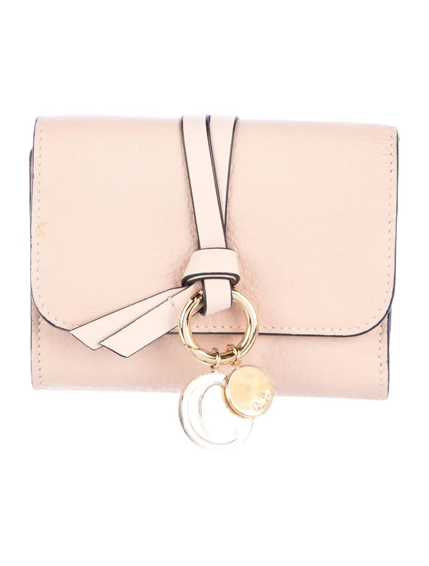 Pre-owned Chloé Leather Small Leather Goods Compact Wallet
