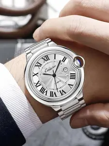 Trendy Punk Style Men's Quartz Watch - Ideal Gift for any Occasion