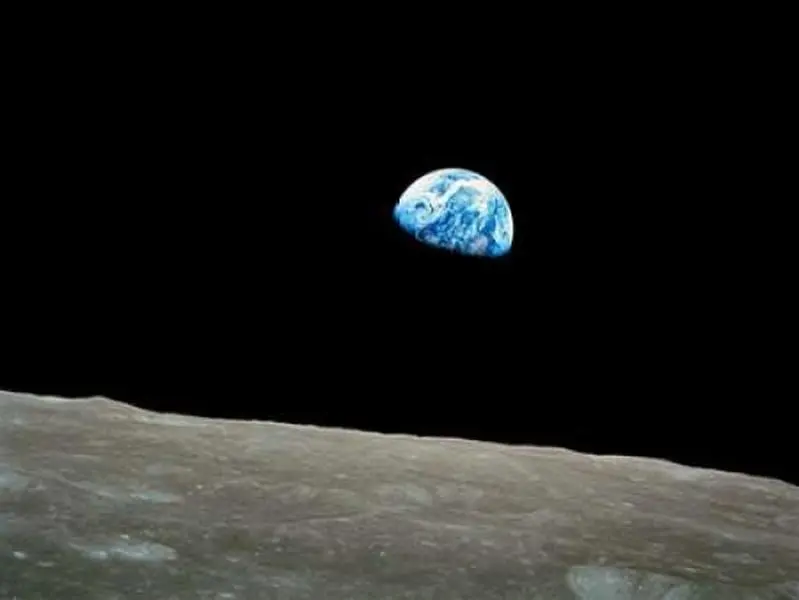 Bentley Global Arts PDX393579SMALL Earthrise Apollo 8 December 24 1968 Poster Print by Nasa, 9 x 12 - Small