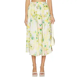 ASTR the Label Kaleigh Skirt in Lemon Paradise