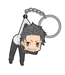 RE:ZERO TSUMAMARE SUBARU RUBBER KEYCHAIN