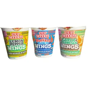 Cup Noodles Sample  Buffalo Wings Flavor Ramen Noodles in Sauce Spicy Flavor