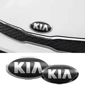 Kia Specific Abs Car Emblem 1pc High Gloss Scratch-Resistant Wear-Proof Anti-Oxidation Non-Fading Precise Fit Easy Installation No Peel off