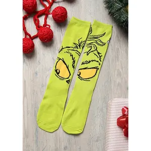 Knee High Socks - The Grinch
