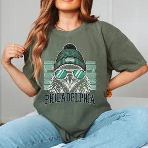 Philadelphia Football Comfort Colors Unisex T-shirt, Eagle Tee, Game Day Shirt, Philly Sports Fan Gift, Vintage Style Shirt