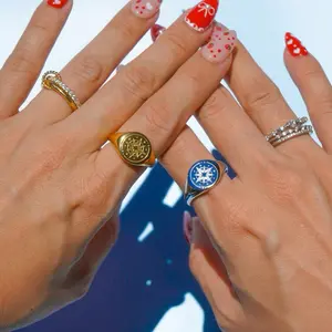 KPOP Compass Ring