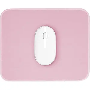 Pink Mouse Pad, Nice and Cute Mouse Pad, Splash-Proof Textured 10.2 x 8.2Inch, Stitched Edge Non-Slip Waterproof Rubber