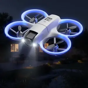CJC i1 PRO Mini Drone Helicopter Quadcopter, Lightweight Wifi RC Quadcopter with 360° Aerial Stunts, HD Dual Cameras, Obstacle Avoidance, 100m Range, 2 Dual Batteries, 20min Flight Time, Live View, Accessories for Beginners Over 4 Years Old