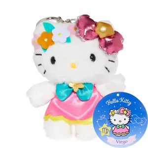 Hello Kitty Virgo Plush Keychain Mascot (Zodiac Series)