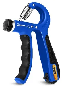 Hand Grip Strengthener Trainer with Adjustable Resistance 10-130lbs (4.5-59kg), Forearm Hand Grip Strength Exerciser for Muscle Building, Injury Recovery, and Therapy Stress Relief