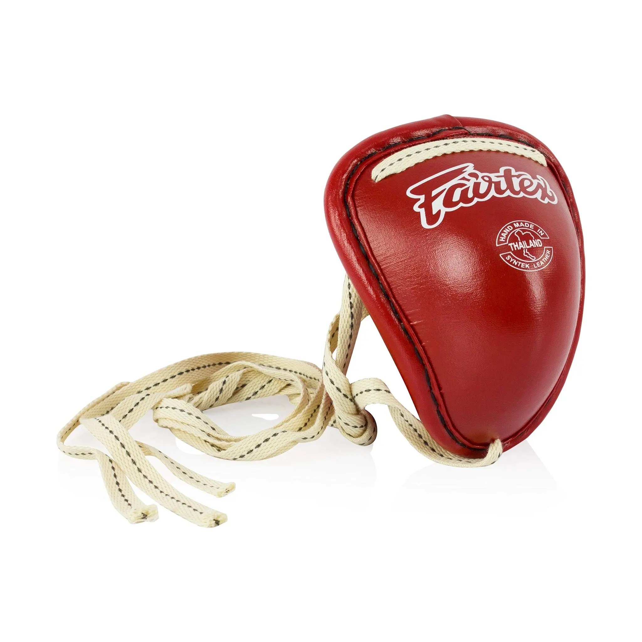 Fairtex GC2 Traditional Stainless Steel Padded Cup, Protective Groin Guard with Adjustable Fit for Muay Thai & Sparring, Athletic Protective Gear, Martial Arts Training Equipment, Adjustable Strap