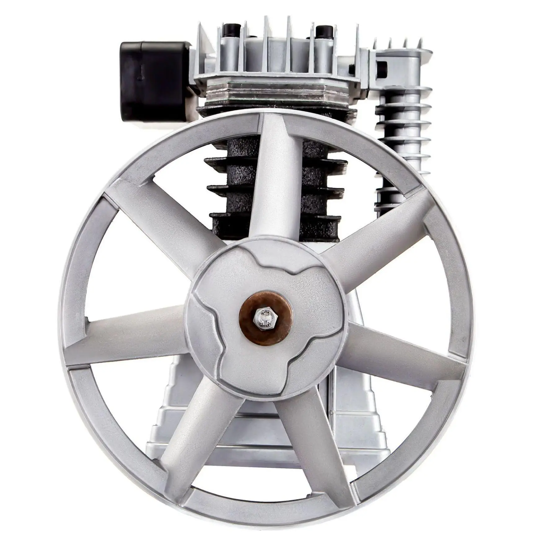 3HP 11.8CFM Air Compressor Pump - Industrial Twin Cylinder Head, 2.2KW 1300RPM Piston Style - for Farming & Mechanical Use Default